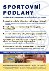 leták průmyslové podlahy