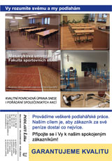 leták průmyslové podlahy